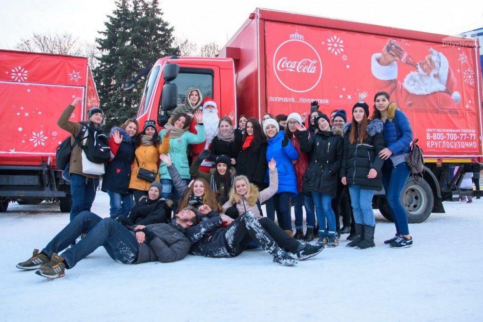 Караван Coca-Cola  посетил столицу Кубани
